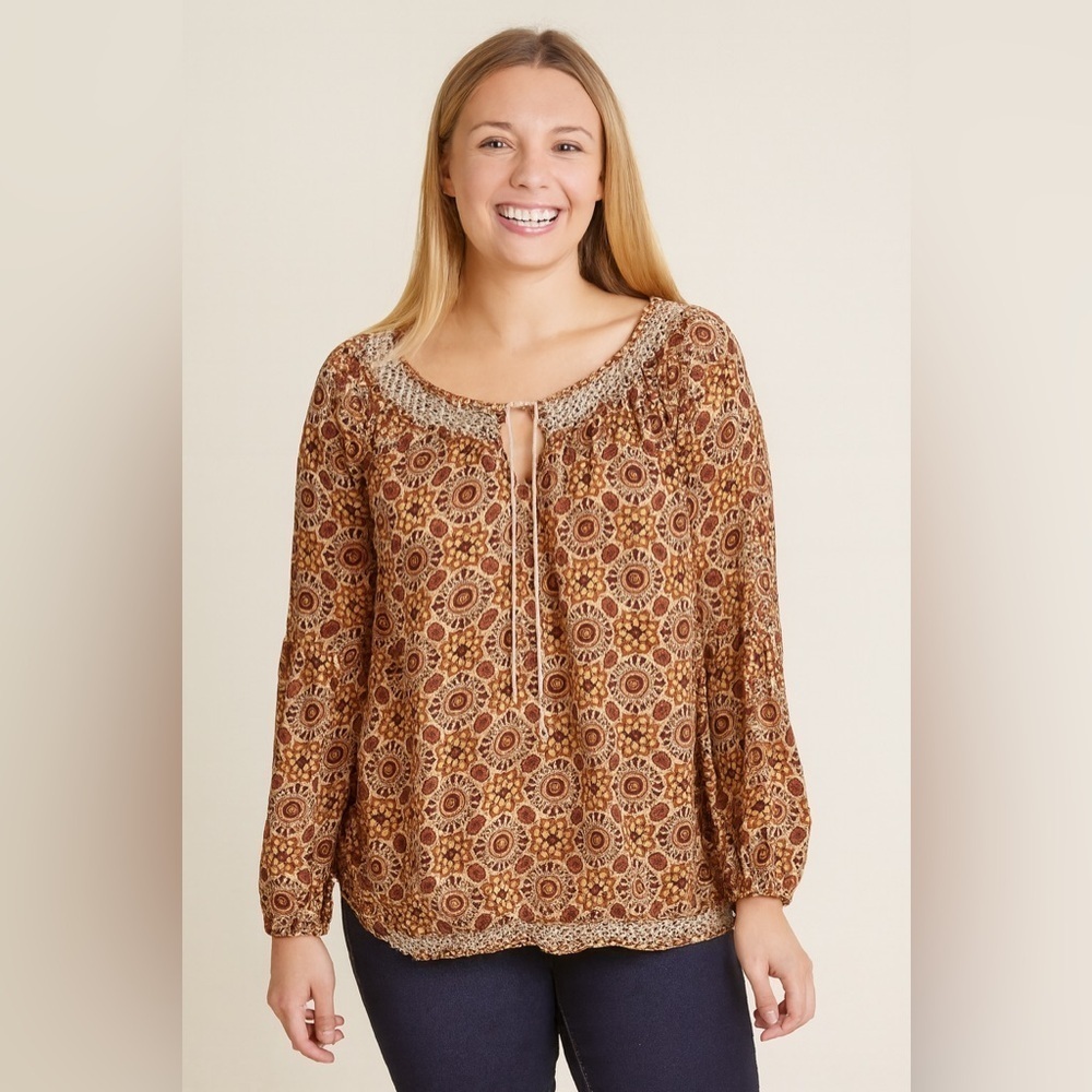 Bohemian Top from John Robshaw for Lucky Size Small